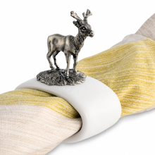 Deer Stoneware Napkin Ring