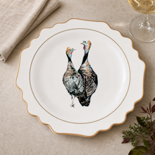 Norwood Narragansett Turkey Bone China Scallop Dinner Plate