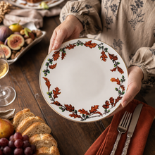 Norwood Acorn Bone China Round Salad Plate