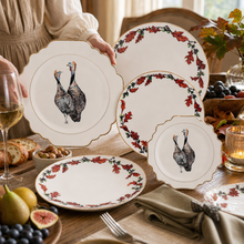 Norwood Acorn Bone China Round Salad Plate