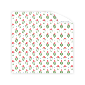 FLOWER CART TULIPS WRAPPING PAPER ROLL
