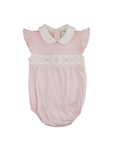 Classic Bows Hand Smock Onesie-24m