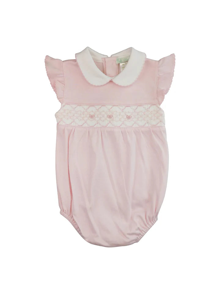 Classic Bows Hand Smock Onesie-24m