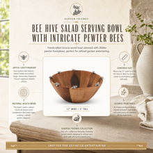 Bee Hive Salad Serving Bowl