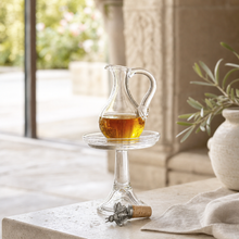 Cruet Bottle with Pewter Bee Cork Stopper
