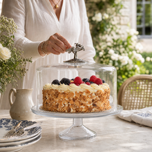Honey Bee Glass Covered Cake / Dessert Stand