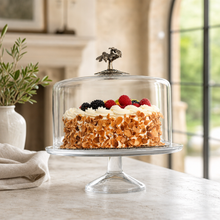 Honey Bee Glass Covered Cake / Dessert Stand