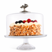 Honey Bee Glass Covered Cake / Dessert Stand