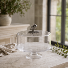 Honey Bee Glass Covered Cake / Dessert Stand