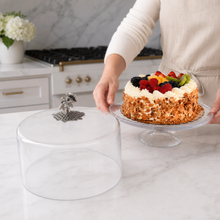 Honey Bee Glass Covered Cake / Dessert Stand
