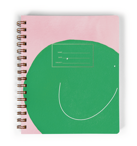 GREEN SMILEY NOTEBOOK