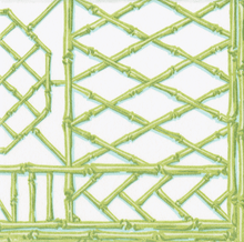 Bamboo Screen Moss Green Collection