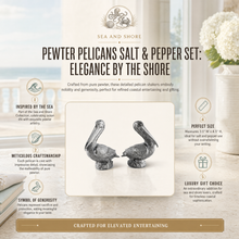 Pewter Pelicans Salt & Pepper Set