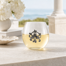 Octopus Stemless Wine Glass
