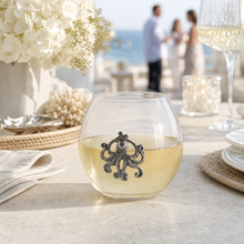 Octopus Stemless Wine Glass
