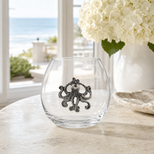 Octopus Stemless Wine Glass