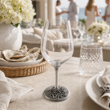Coastal Tide Wine Glass