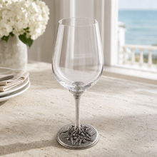 Coastal Tide Wine Glass