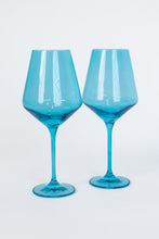 ESTELLE COLORED WINE STEMWARE COLLECTION - SET OF 2
