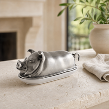 Happy Pig Butter Dish