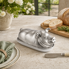 Happy Pig Butter Dish