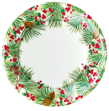 Evergreen And Berries White Collection