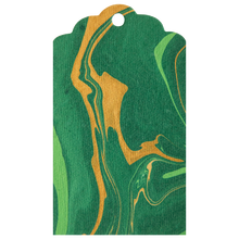 Set/12 Vein Marbled Gift Tags