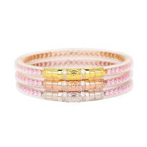 Three Queens All Weather Bangles® (AWB®) - Petal Pink