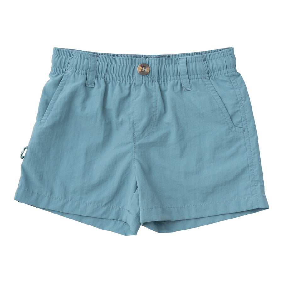 OUTRIGGER PERFORMANCE SHORT IN SMOKE BLUE