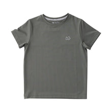 Kid's Pro Performance Short Sleeve T-shirt in Olive Green with Deer Antlers