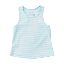 Girl's Active Racerback Tank Top – Aruba Blue Stripe