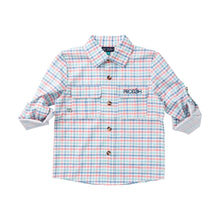 Long Sleeve Founders Kids Fishing Shirt Strawberry Ice Tide Point Plaid