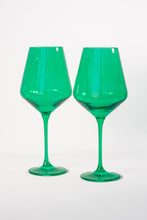 ESTELLE COLORED WINE STEMWARE COLLECTION - SET OF 2