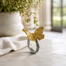 Gold Butterfly Napkin Ring