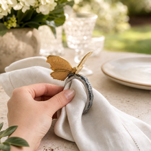 Gold Butterfly Napkin Ring