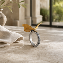 Gold Butterfly Napkin Ring