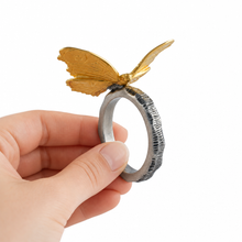 Gold Butterfly Napkin Ring
