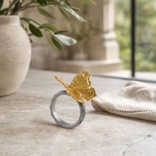 Gold Butterfly Napkin Ring