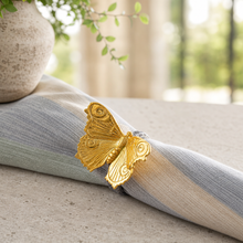 Gold Butterfly Napkin Ring