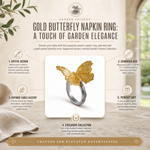 Gold Butterfly Napkin Ring