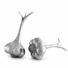 Pewter Garlic Salt & Pepper Set