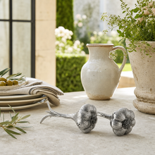 Pewter Garlic Salt & Pepper Set