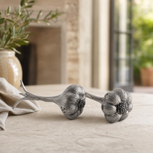 Pewter Garlic Salt & Pepper Set