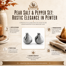 Pear Salt & Pepper Set
