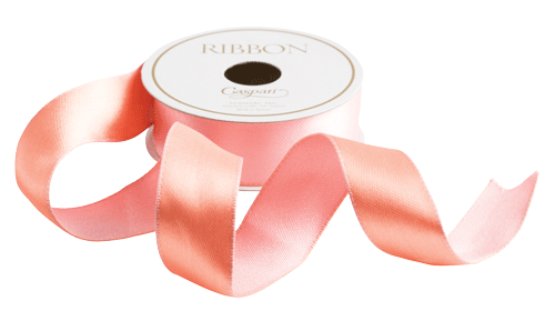 Satin Pink/Salmon Ribbon-R944