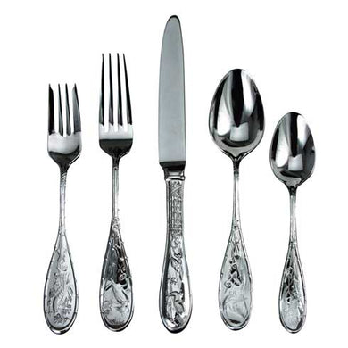5 Piece Japanese Bird Flatware-1070