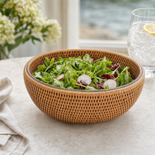 Hand Woven Serving Bowl Rattan