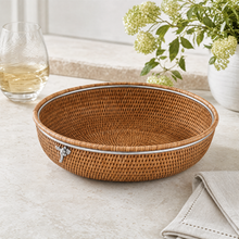 Hand Woven Serving Bowl Rattan
