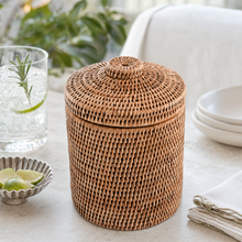 Hand Woven Wicker Rattan Ice Bucket