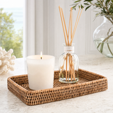 Catchall Tray Hand Woven Wicker Rattan